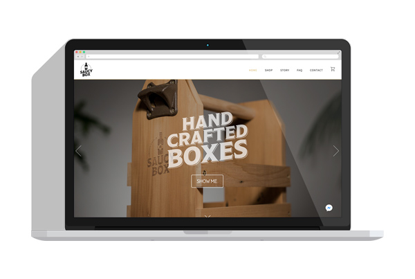 Website Design for Saucy Box